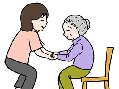 訪問リハビリ歩行訓練